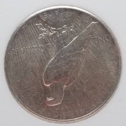 1925 Peace S$1 SS MS-63 Rev