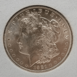 1921 Morgan S$1 SS MS-62 Obv