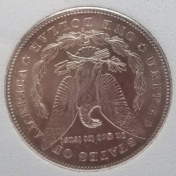 1878-S Morgan S$1 SS MS-60 Rev