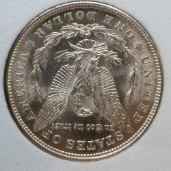 1921 Morgan S$1 SS MS-64 Obv