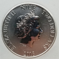 2018 NIUE $2 Storm Trooper Rev