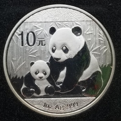 2012 China Silver Panda .999 Silver Obv