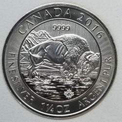 2013 Canada Silver Bison 1.25ozt