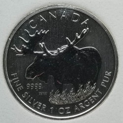 2012 Canada Silver Moose 1oz