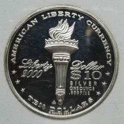 2000 NORFED $10 1oz Silver