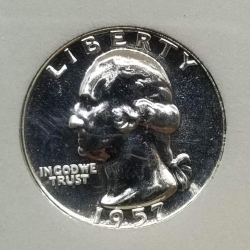 1957 Washington 25¢ - PF67 Cameo