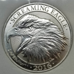 2016 1oz Silver: Intaglio Mint - Screaming Eagle