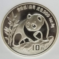 1990 China 1oz Silver Panda