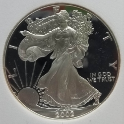 2002 1oz Proof Silver Eagle