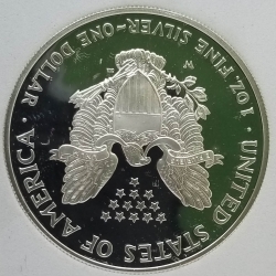 2002 1oz Proof Silver Eagle