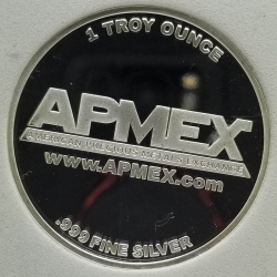 1oz Silver Police Shield - Silver Badger