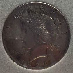 1923 Peace Silver Dollar