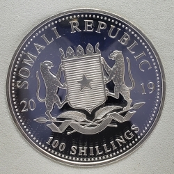 2019 1oz Somali African Elephant