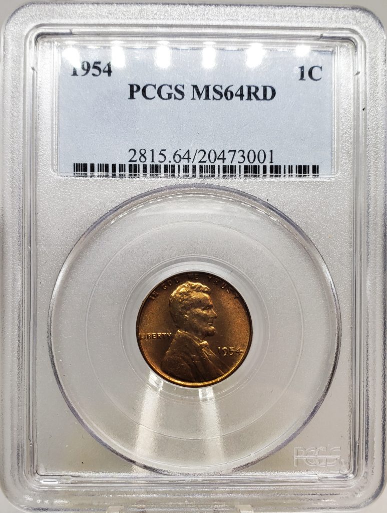 1954 PCGS MS64 Red Giveaway